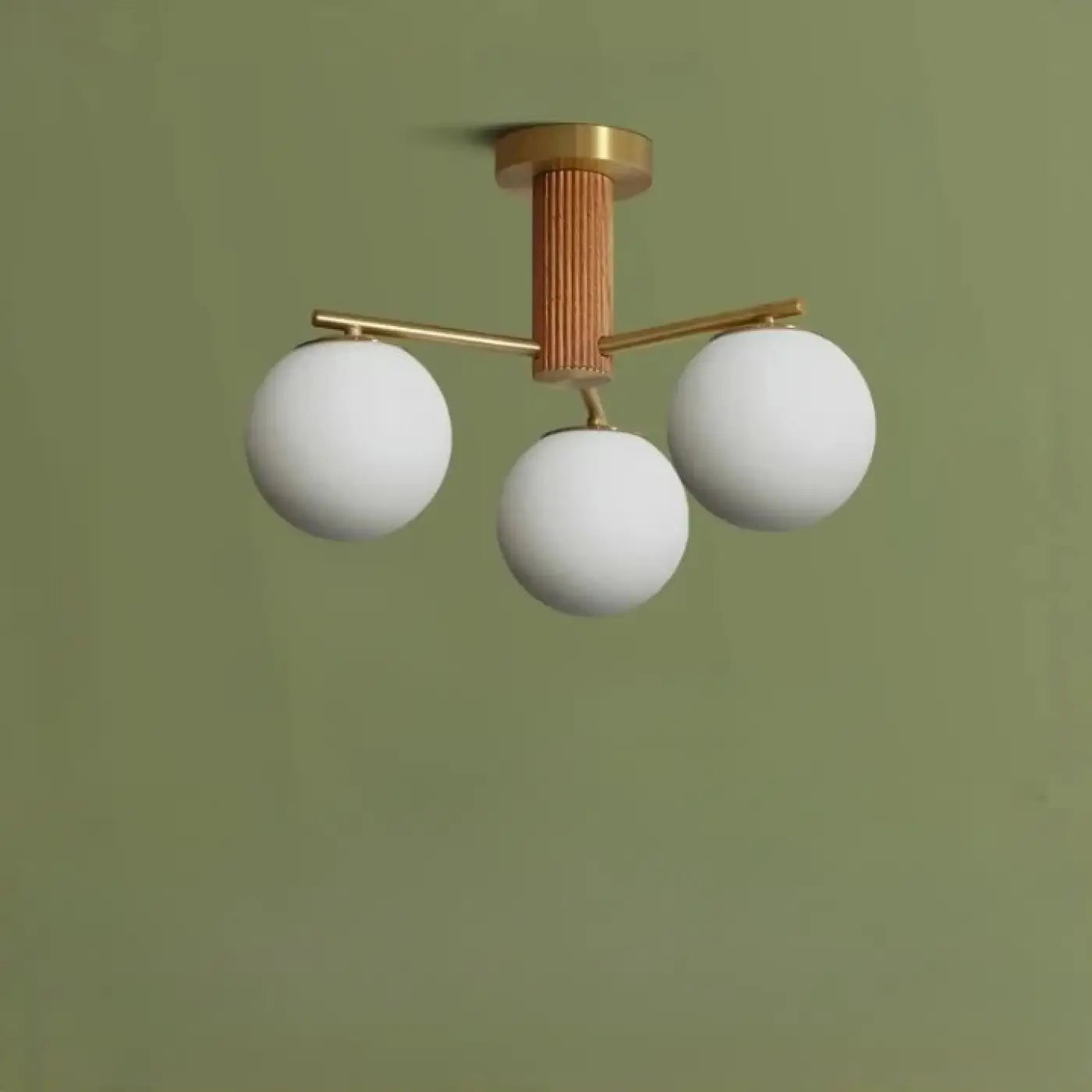 Glass and metal Scandinavian style ceiling light | FONOL
