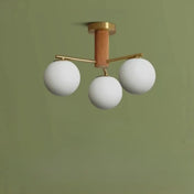 Glass and metal Scandinavian style ceiling light | FONOL