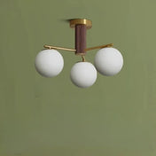Glass and metal Scandinavian style ceiling light | FONOL