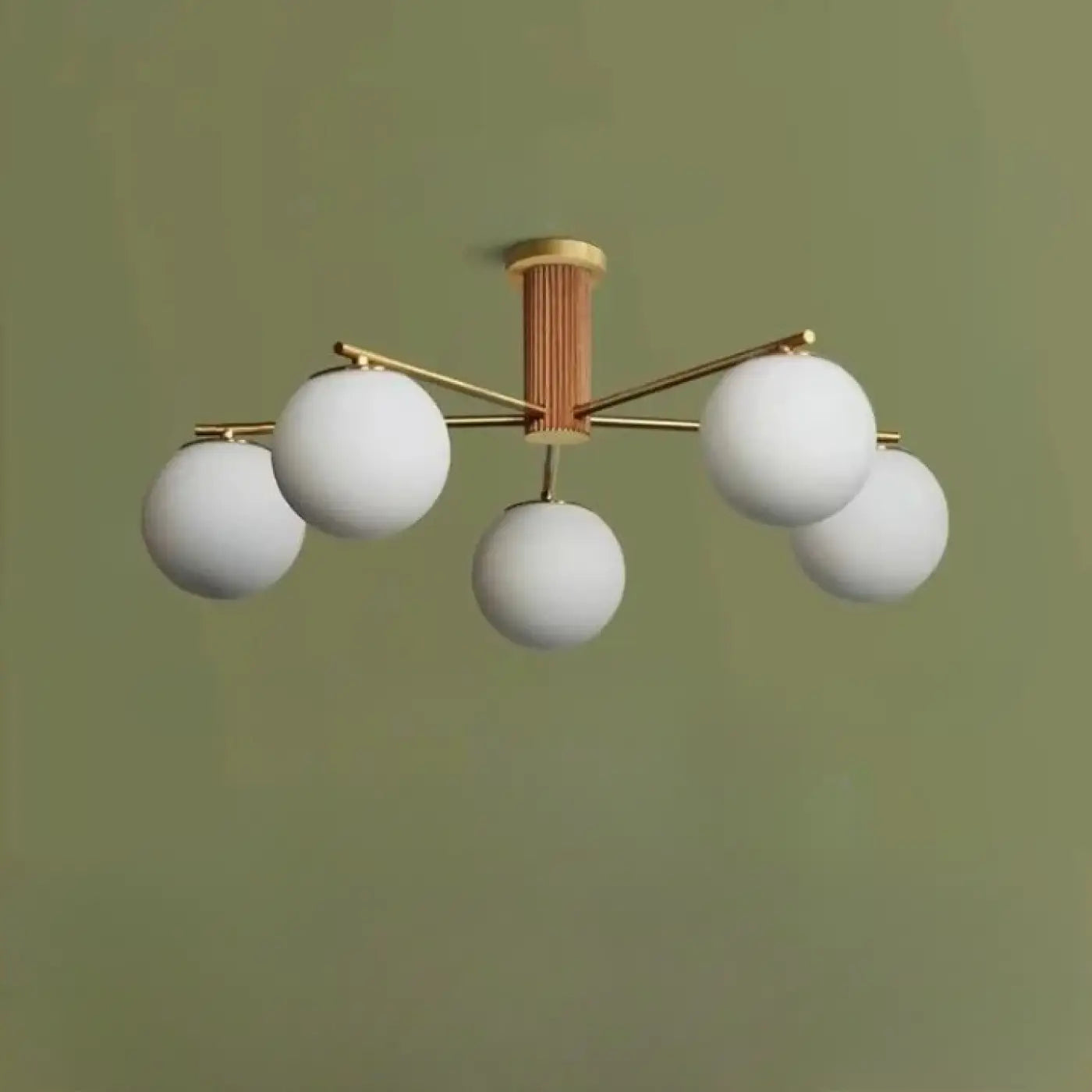 Glass and metal Scandinavian style ceiling light | FONOL