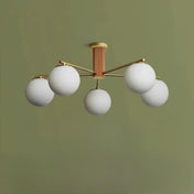Glass and metal Scandinavian style ceiling light | FONOL