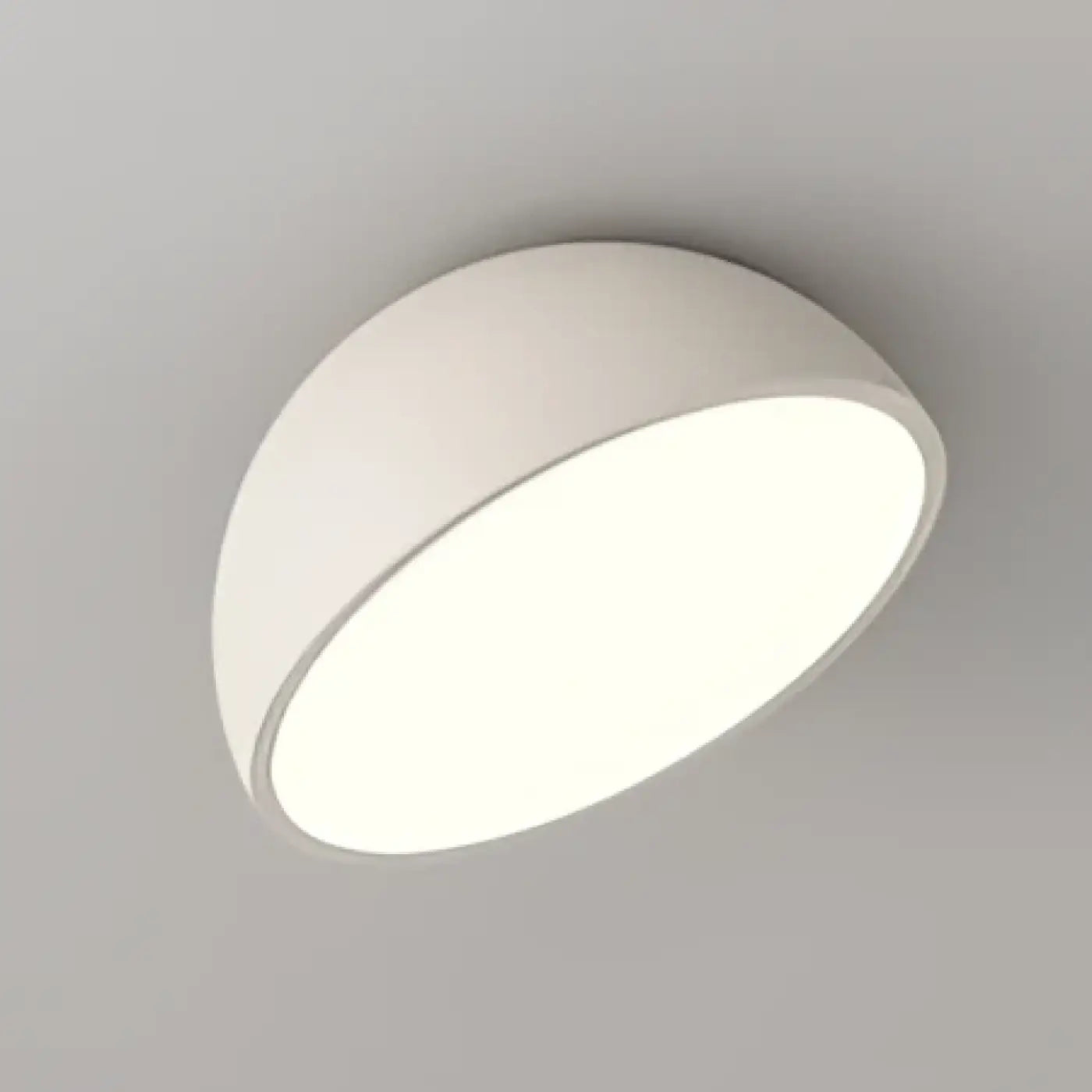 Rounded shell dimmable LED ceiling light | PELIK