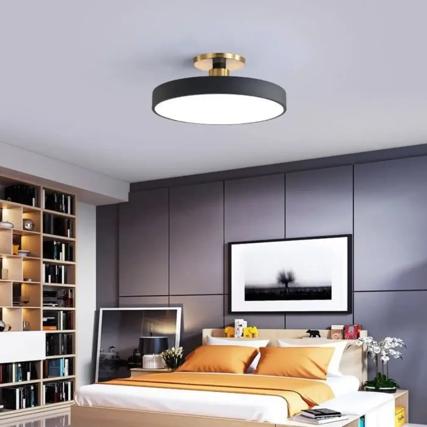 Sculptural multicolour LED design ceiling light | DAHAFE