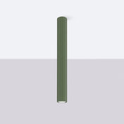 Olive green aluminium minimalist LED ceiling light | NENUFOK