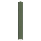Olive green aluminium minimalist LED ceiling light | NENUFOK