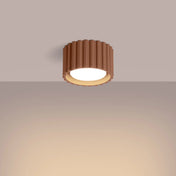 Minimalist mocha aluminium LED ceiling light | LOMOHA