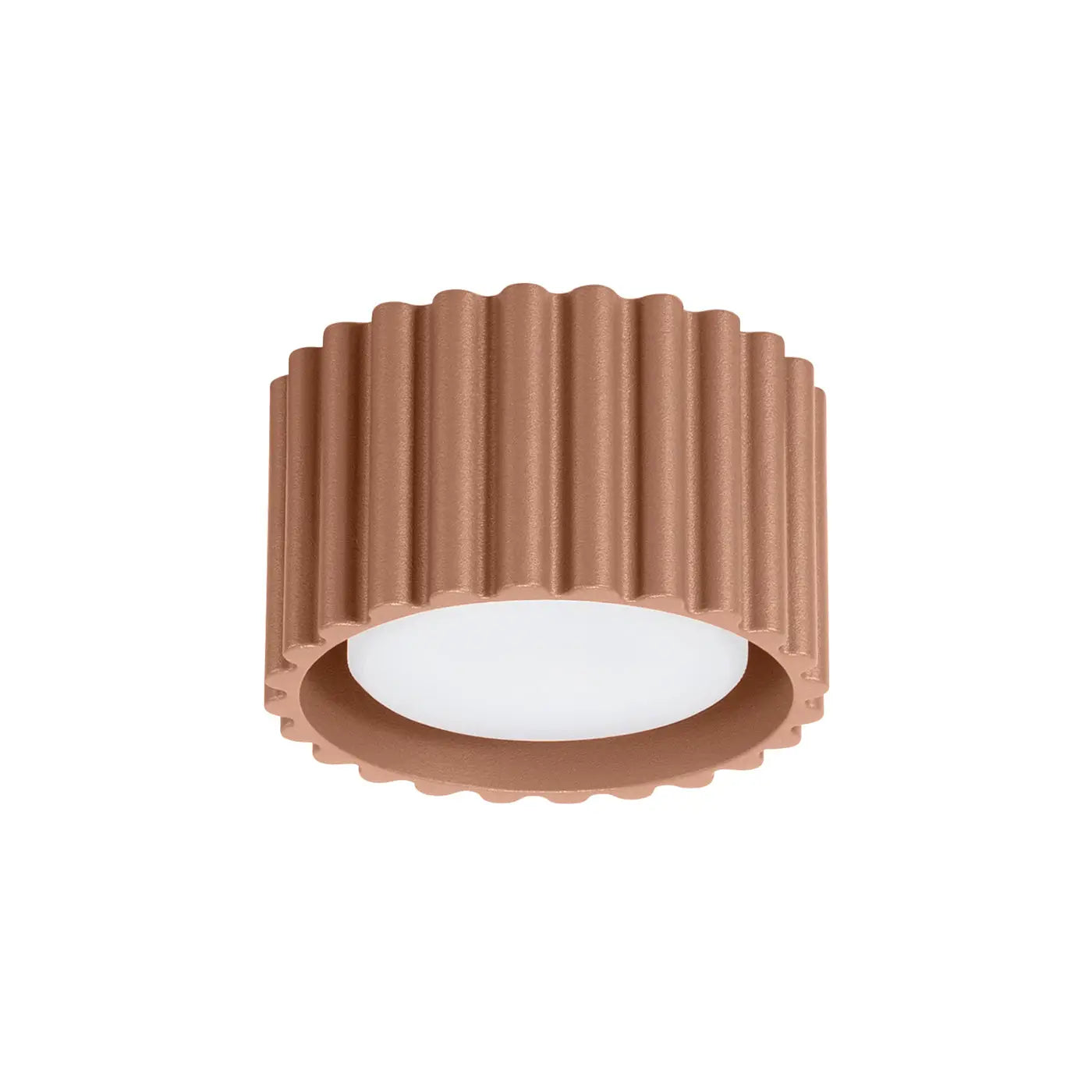Minimalist mocha aluminium LED ceiling light | LOMOHA