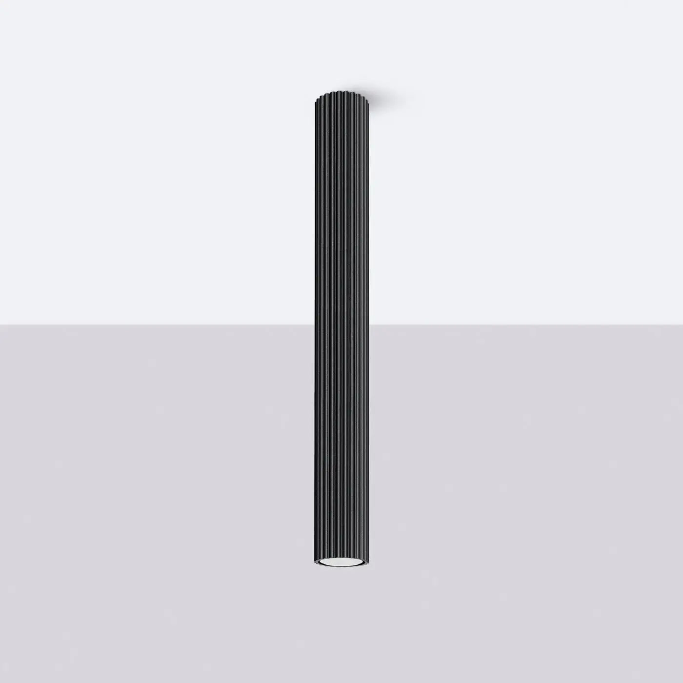 Black aluminium modern design LED ceiling light | KEGIGO