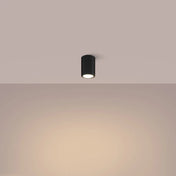 Scandinavian black minimalist LED ceiling light | DENASUK