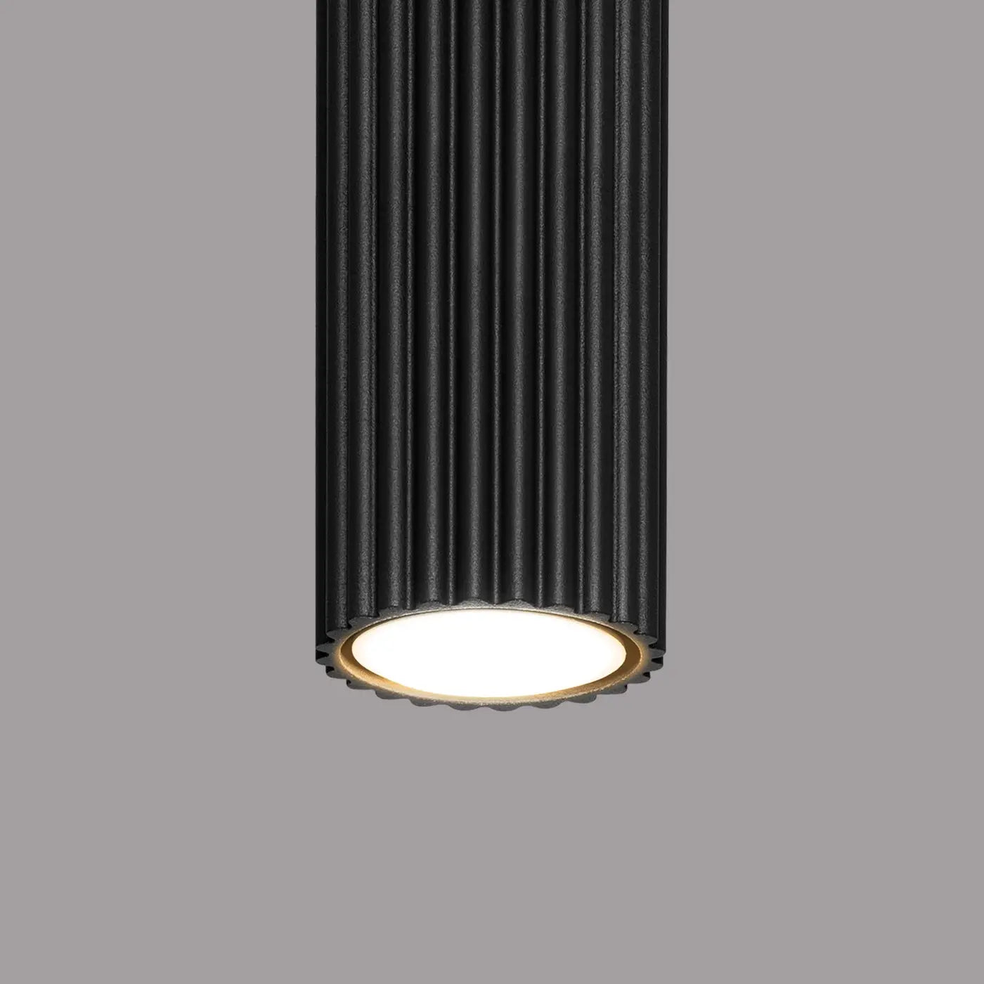 Scandinavian black minimalist LED ceiling light | DENASUK