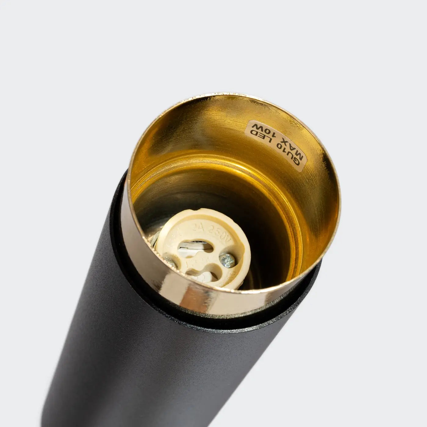 Black gold cylinder minimalist ceiling light | ZENU