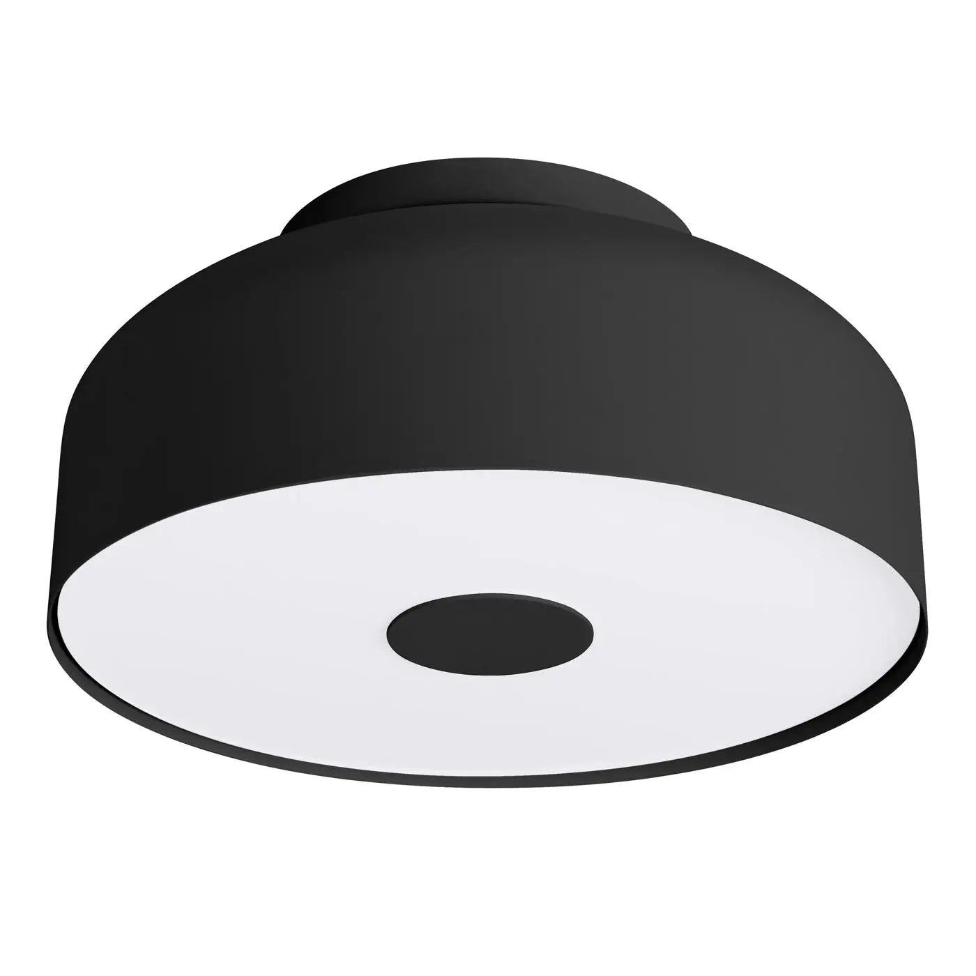 Minimalist black steel LED ceiling light | MARE