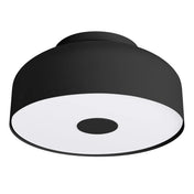 Minimalist black steel LED ceiling light | MARE