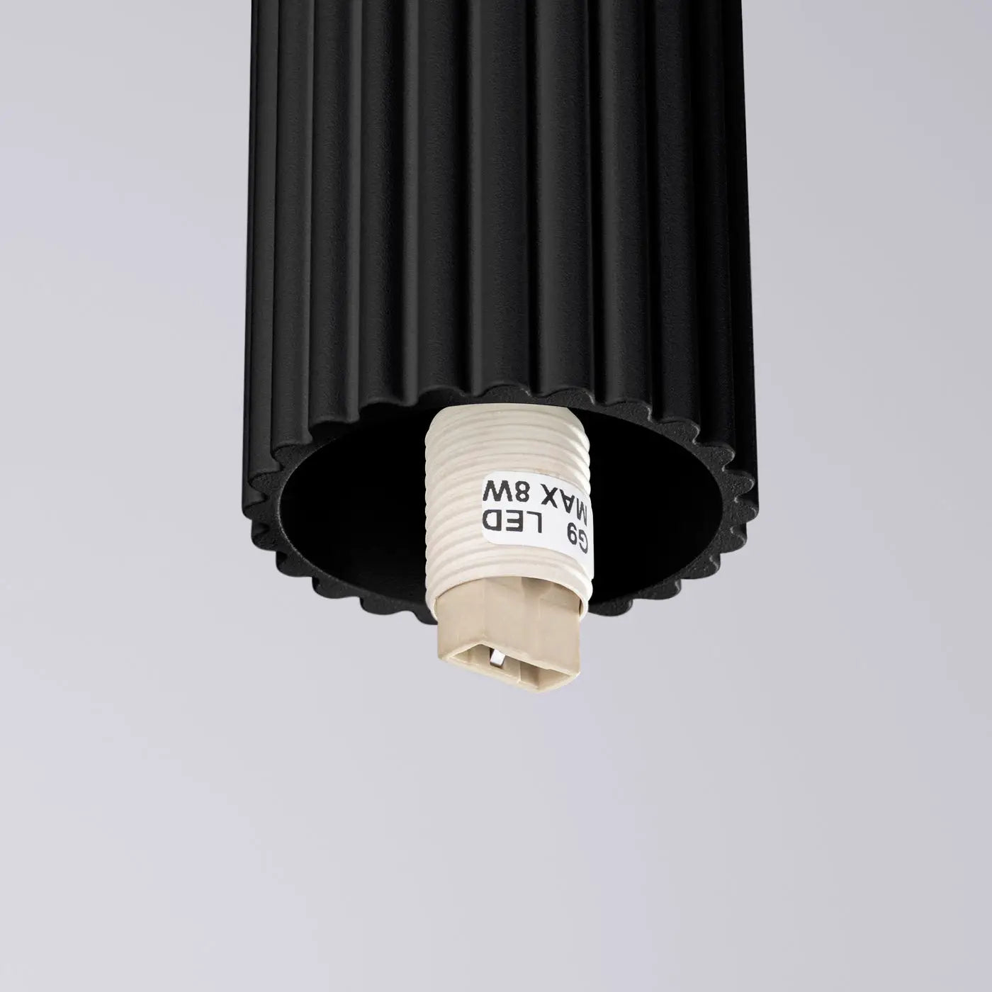 Black LED opal globe ceiling light IP44 | FODAHAN