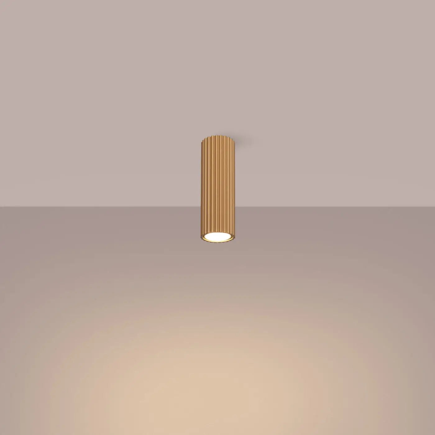 Modern gold aluminium LED ceiling light | DEDEMO