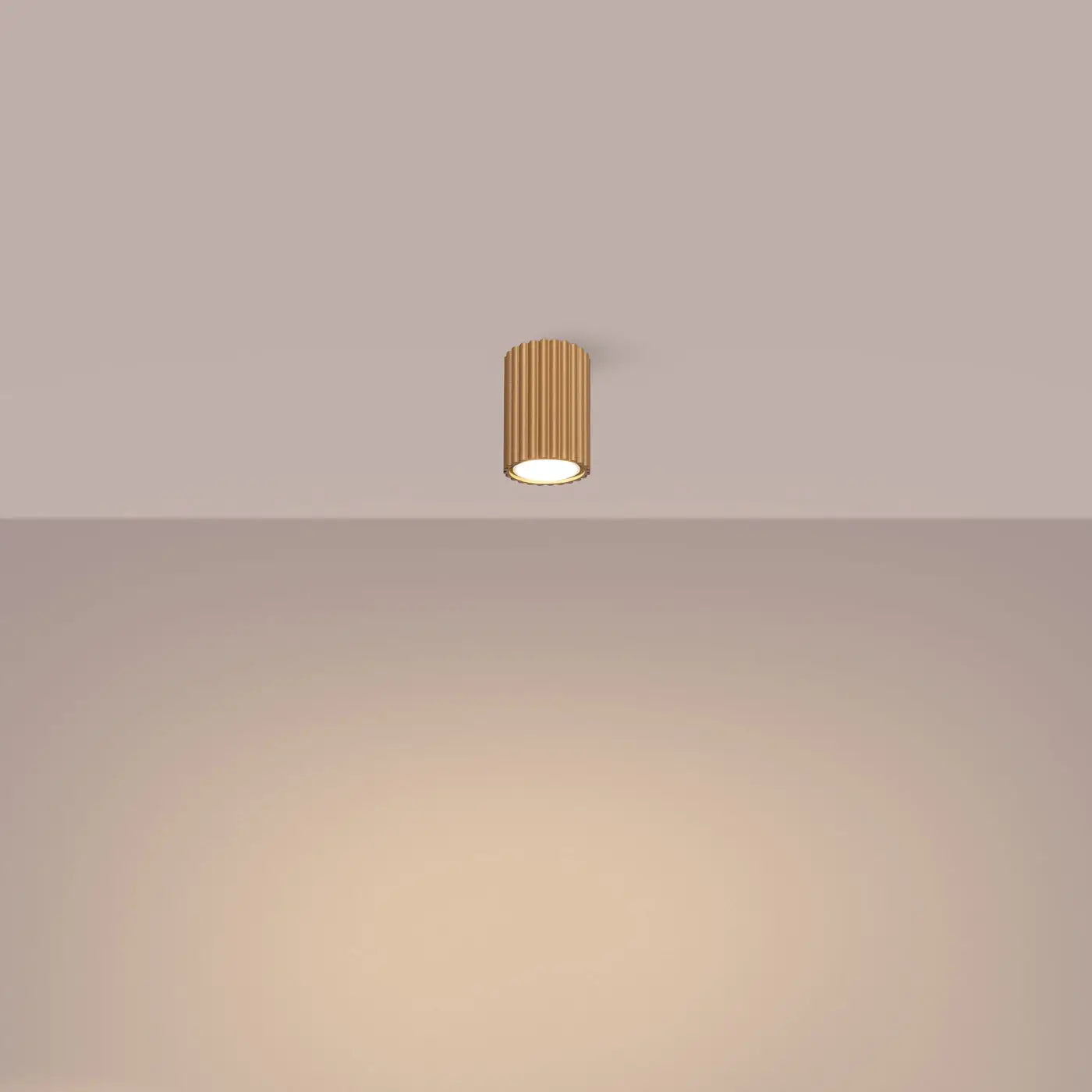Scandinavian gold minimalist LED ceiling light | RORIK