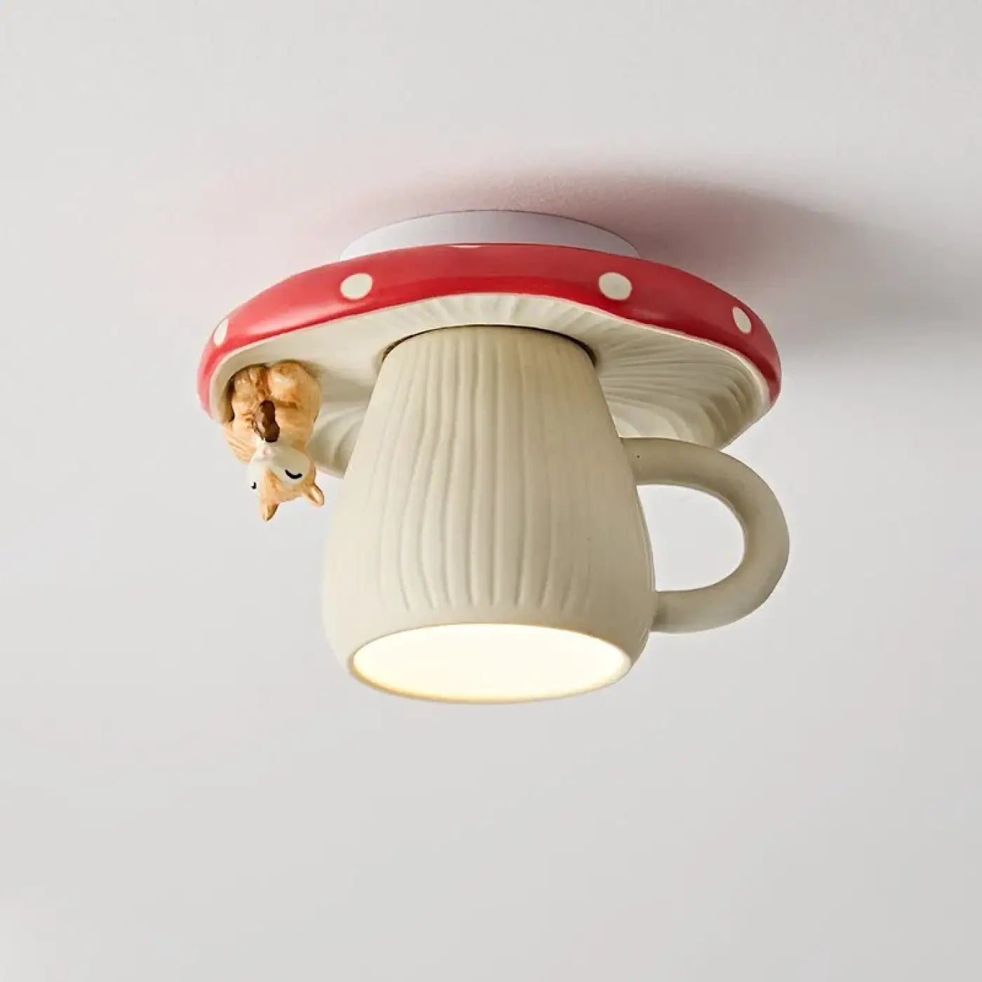 White cup whimsical design LED ceiling light | VOTO