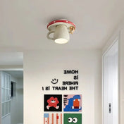 White cup whimsical design LED ceiling light | VOTO