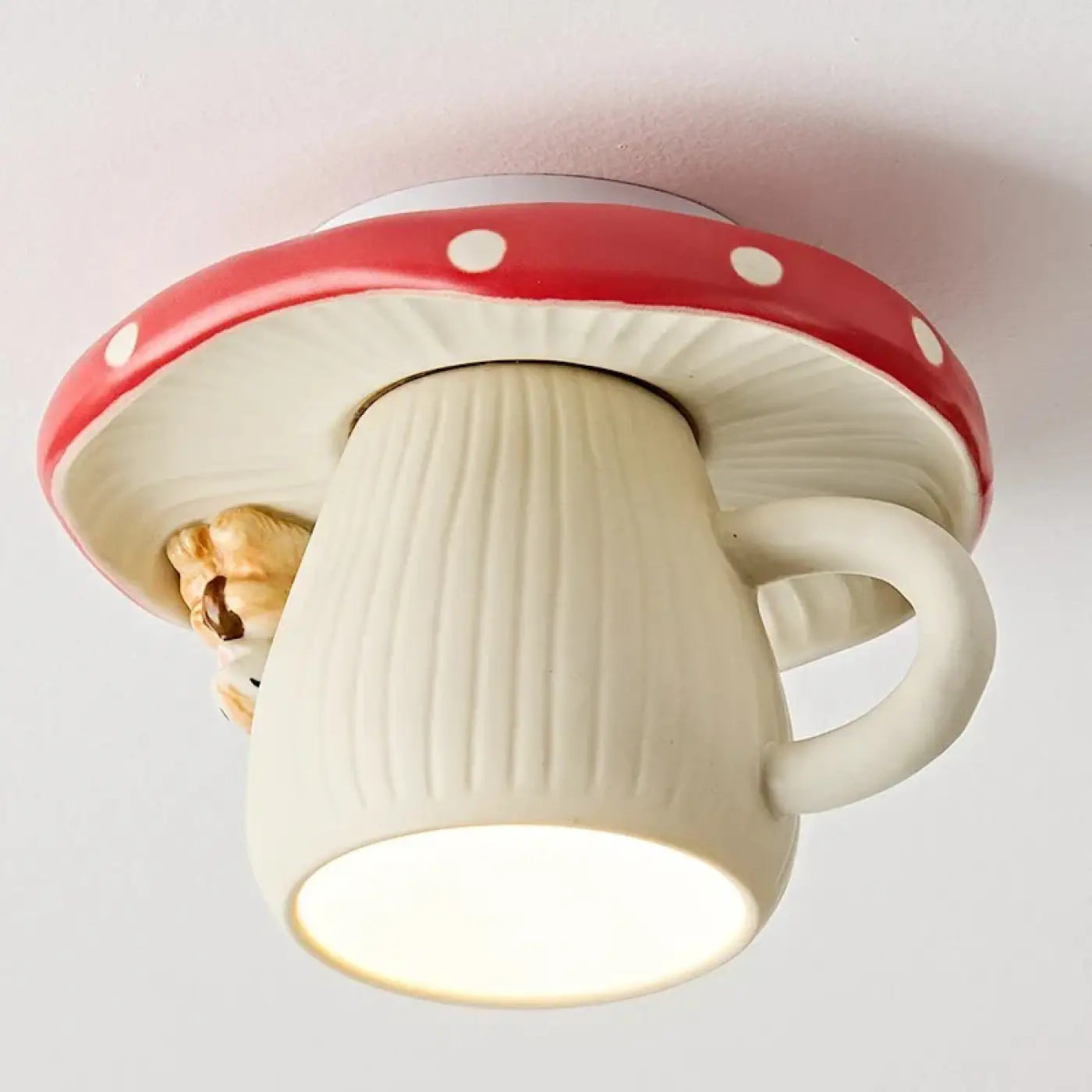 White cup whimsical design LED ceiling light | VOTO
