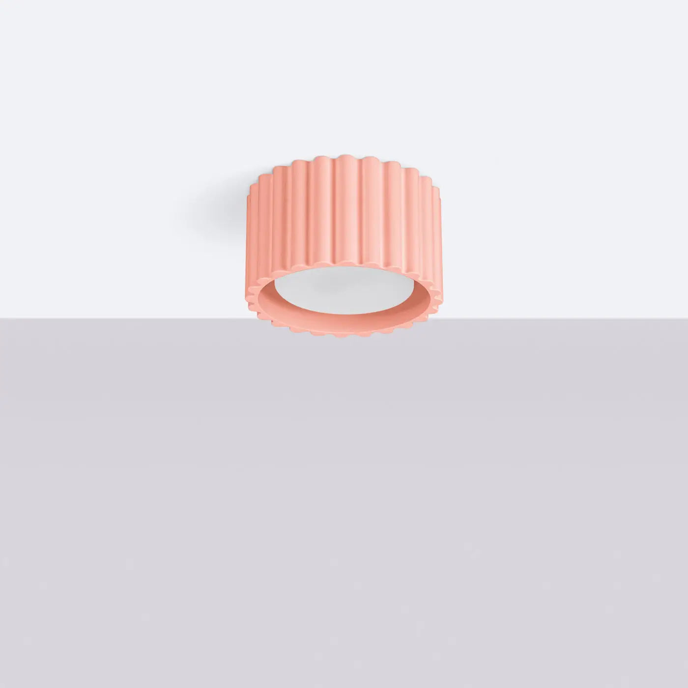 Modern minimalist peach LED ceiling light | HARER