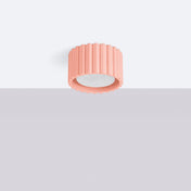 Modern minimalist peach LED ceiling light | HARER