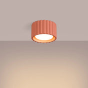 Modern minimalist peach LED ceiling light | HARER