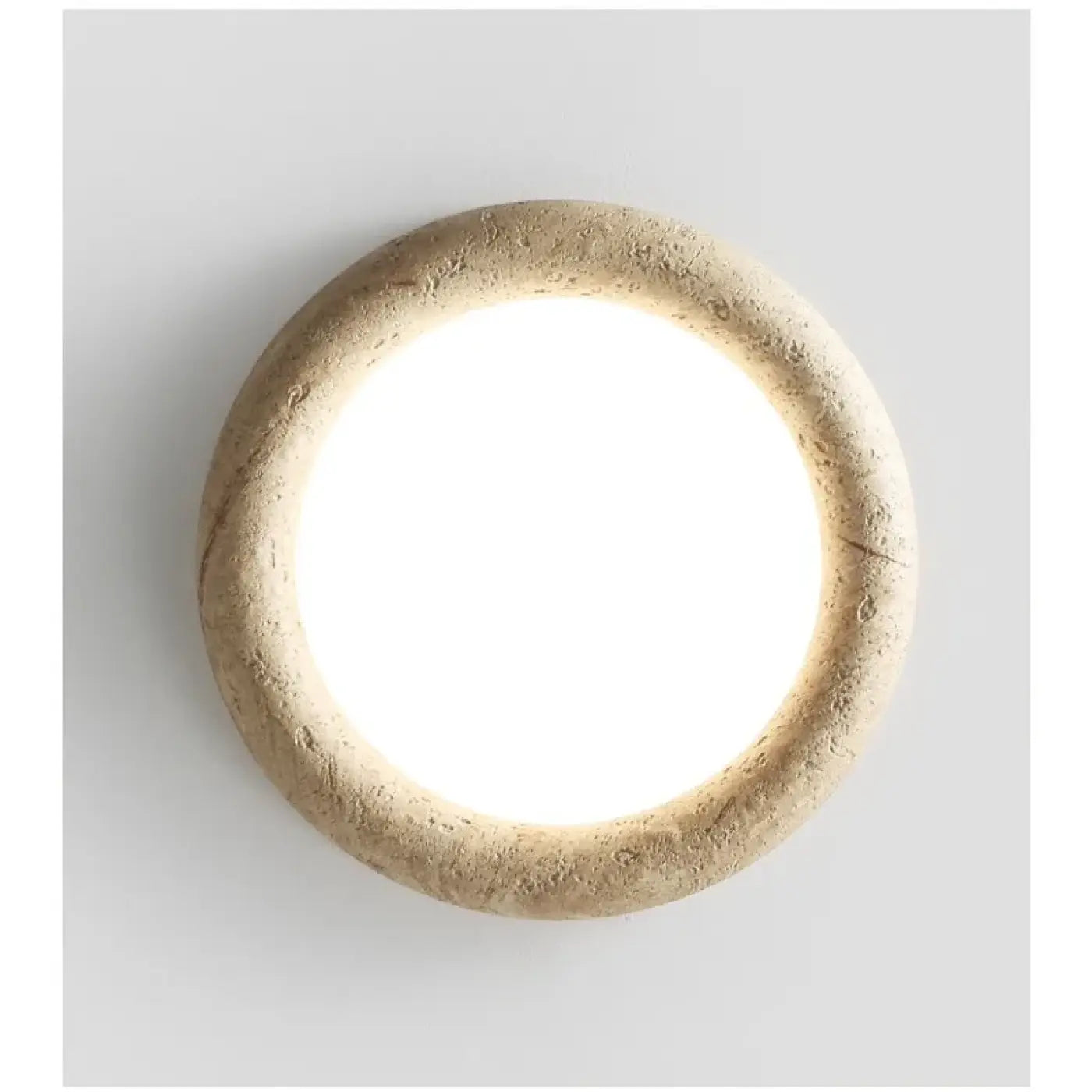 Modern Scandinavian beige LED ceiling light | NUGUK