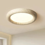 Modern Scandinavian beige LED ceiling light | NUGUK