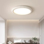 LED round fluted edge ceiling light 50 cm | DEBUPE