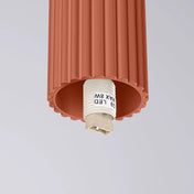 Ochre red LED design ceiling light IP44 | KEHE