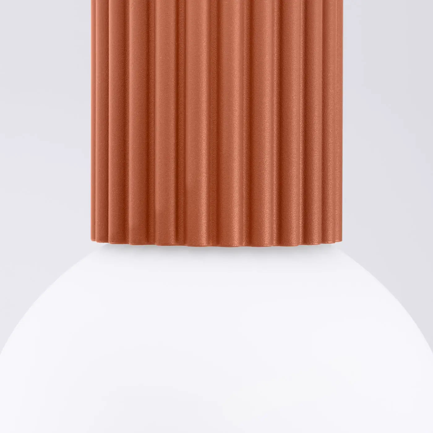 Ochre red LED design ceiling light IP44 | KEHE