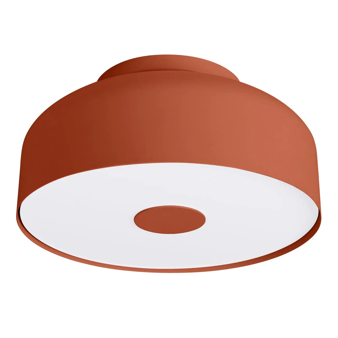 Modern ochre red LED ceiling light | MAGULU