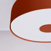 Modern ochre red LED ceiling light | MAGULU