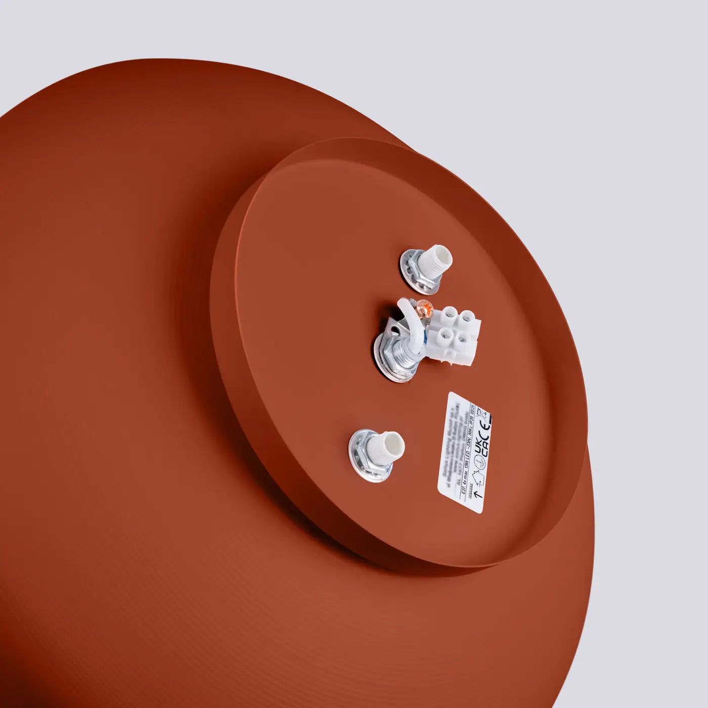 Modern ochre red LED ceiling light | MAGULU