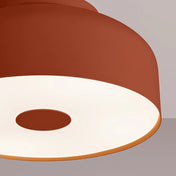 Modern ochre red LED ceiling light | MAGULU