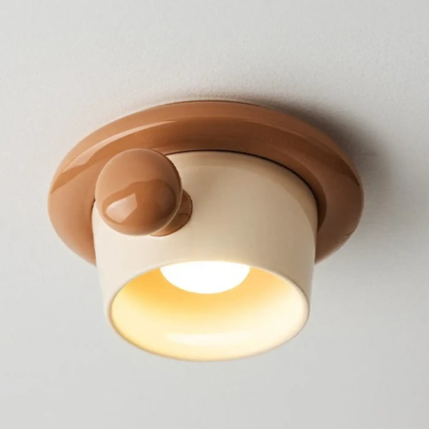 Colourful ceramic cup design LED ceiling light | TAZA
