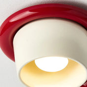 Colourful ceramic cup design LED ceiling light | TAZA