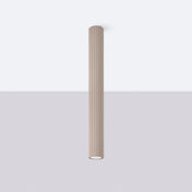 Taupe minimalist aluminium LED ceiling light | KABUR