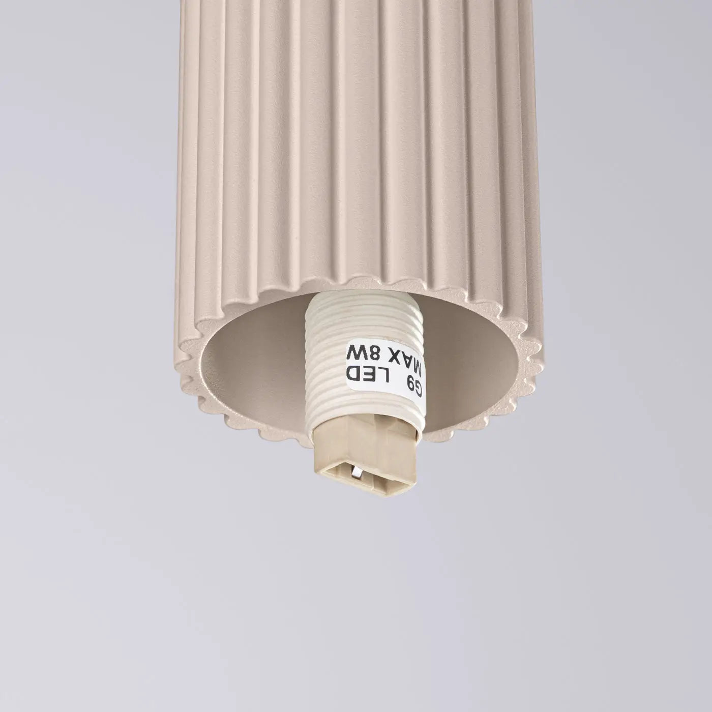 Taupe LED minimalist ceiling light IP44 | RUZOR