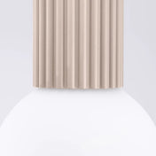 Taupe LED minimalist ceiling light IP44 | RUZOR