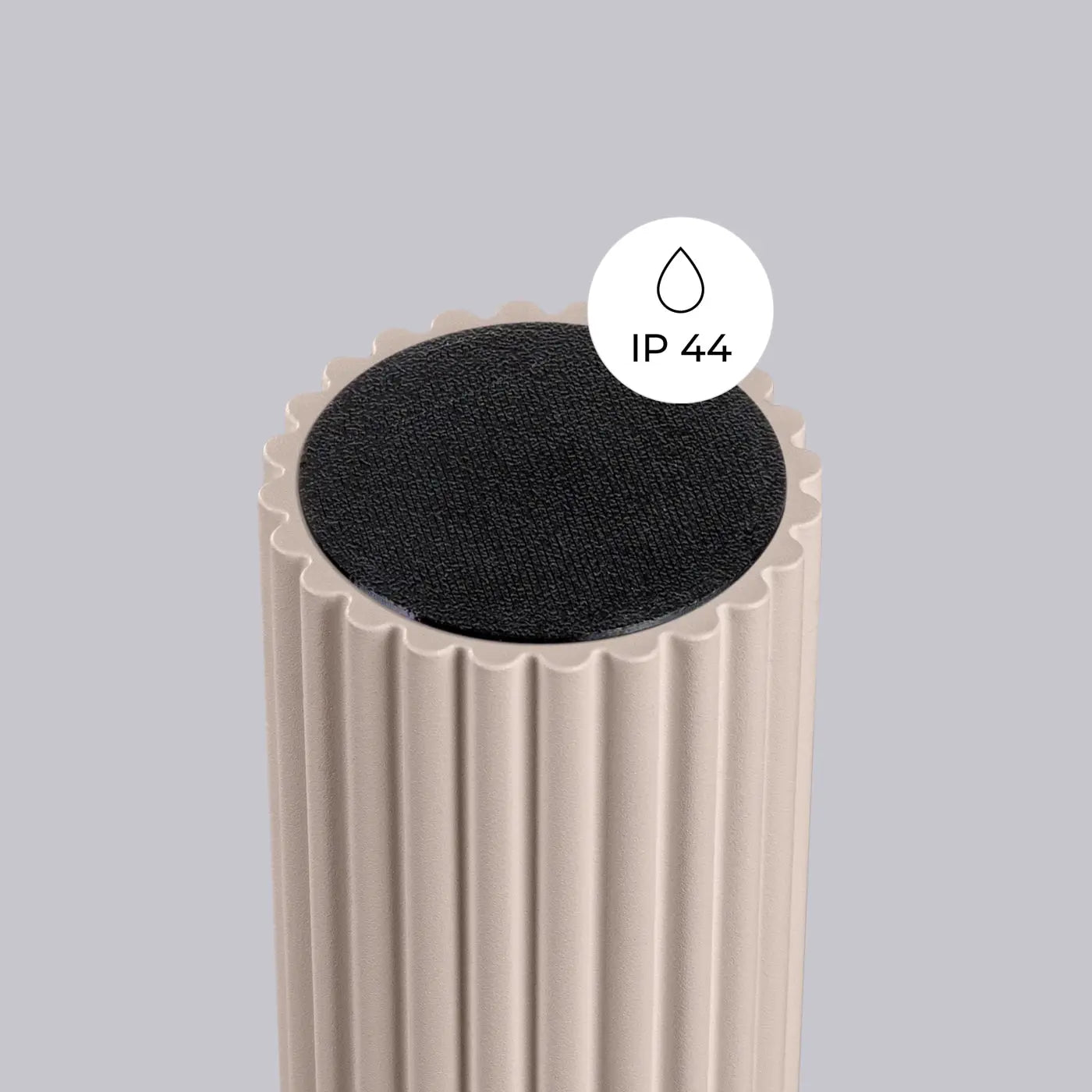 Taupe LED minimalist ceiling light IP44 | RUZOR