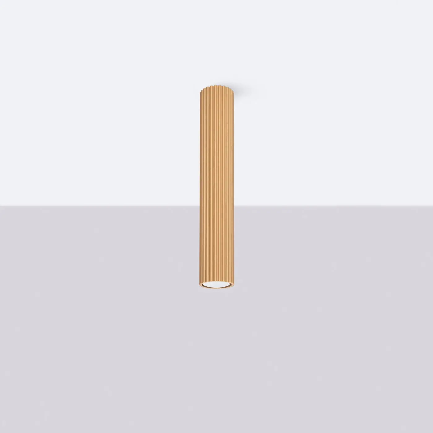 Modern gold aluminium LED ceiling light | VEKOS