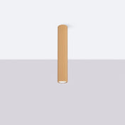 Modern gold aluminium LED ceiling light | VEKOS
