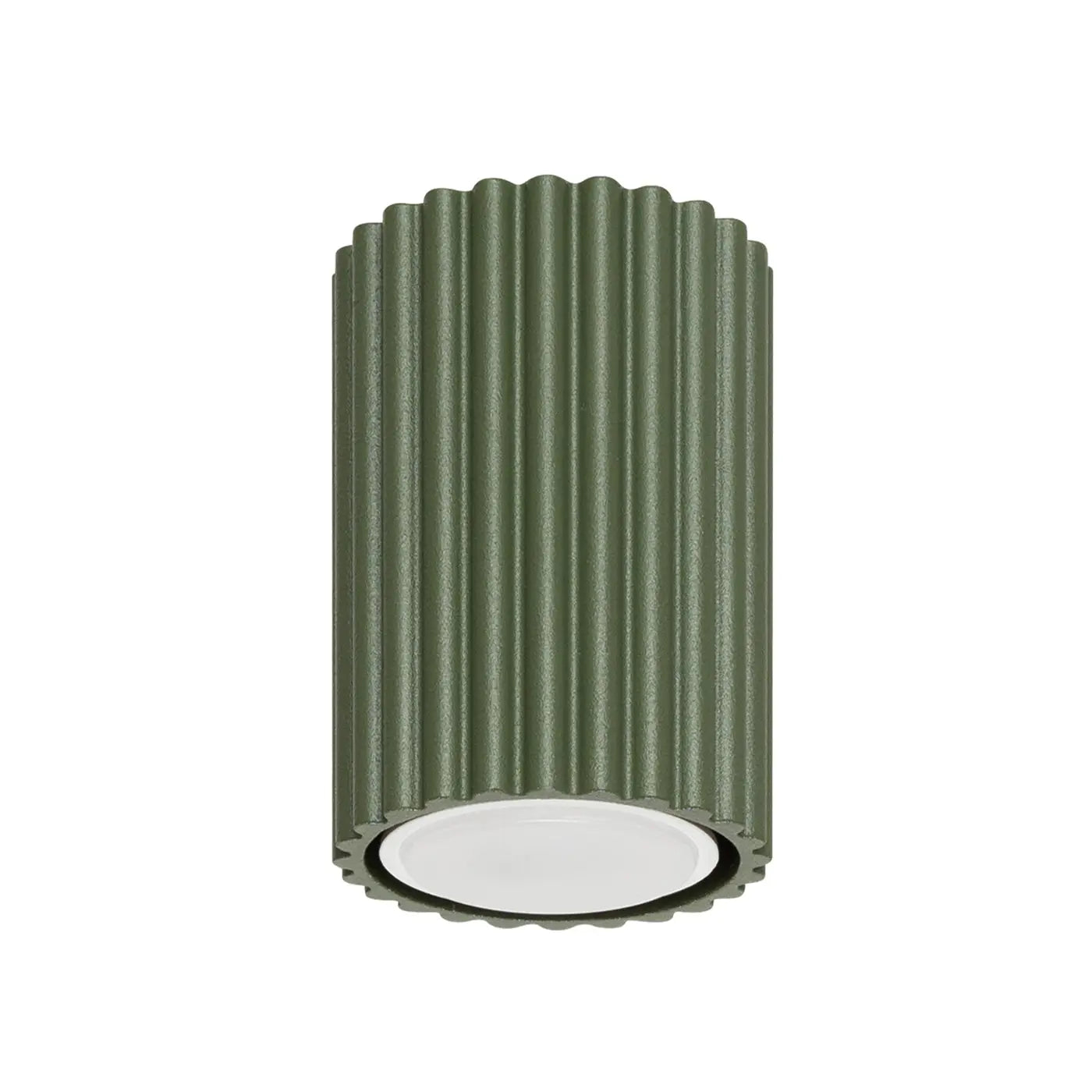 Scandinavian olive green LED ceiling light | BEDEZI