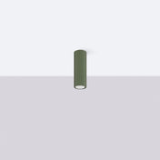 Modern olive green aluminium LED ceiling light | TOFOS