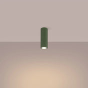 Modern olive green aluminium LED ceiling light | TOFOS