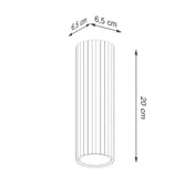 Modern olive green aluminium LED ceiling light | TOFOS