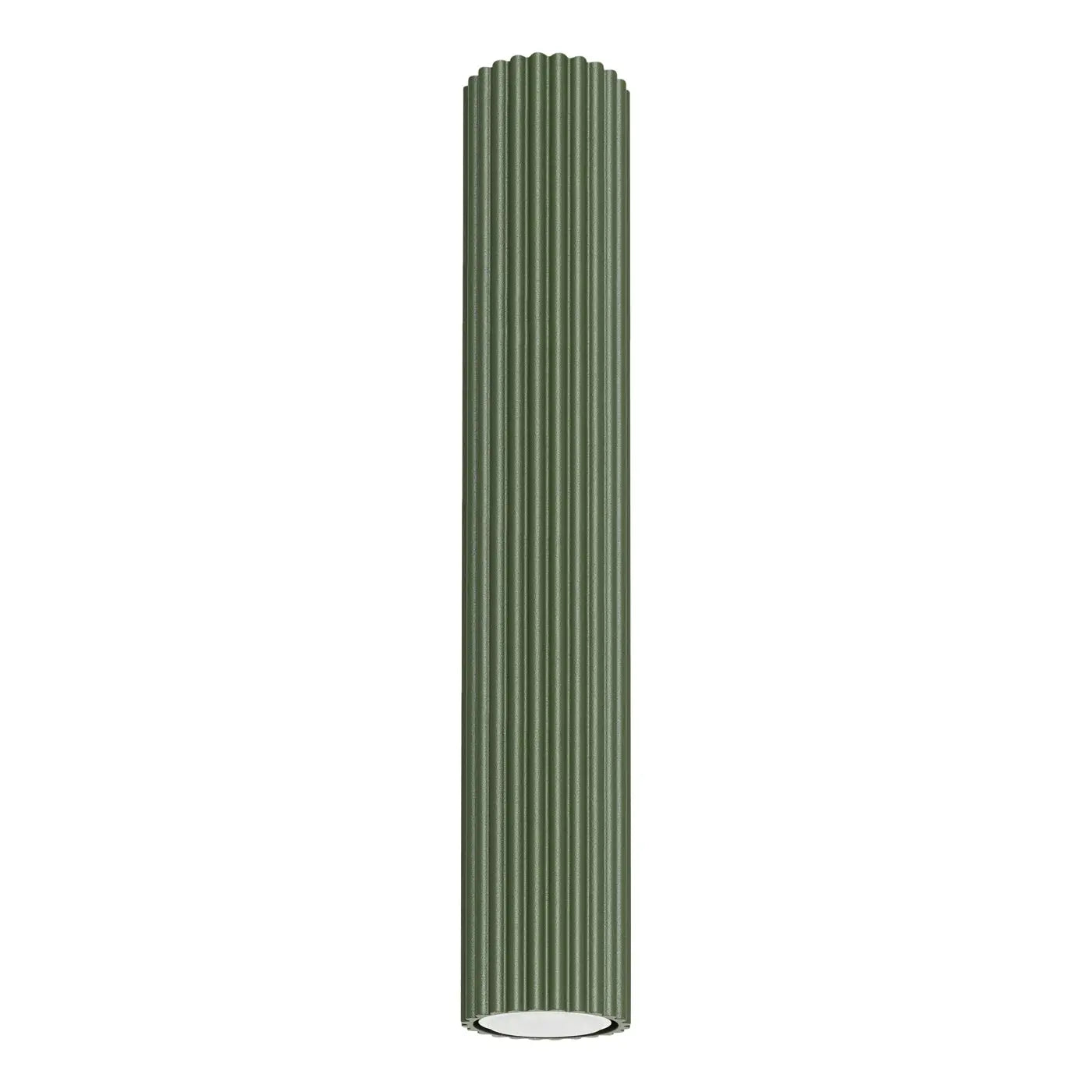 Modern olive green aluminium LED ceiling light | KEZALE