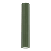 Modern olive green aluminium LED ceiling light | KEZALE