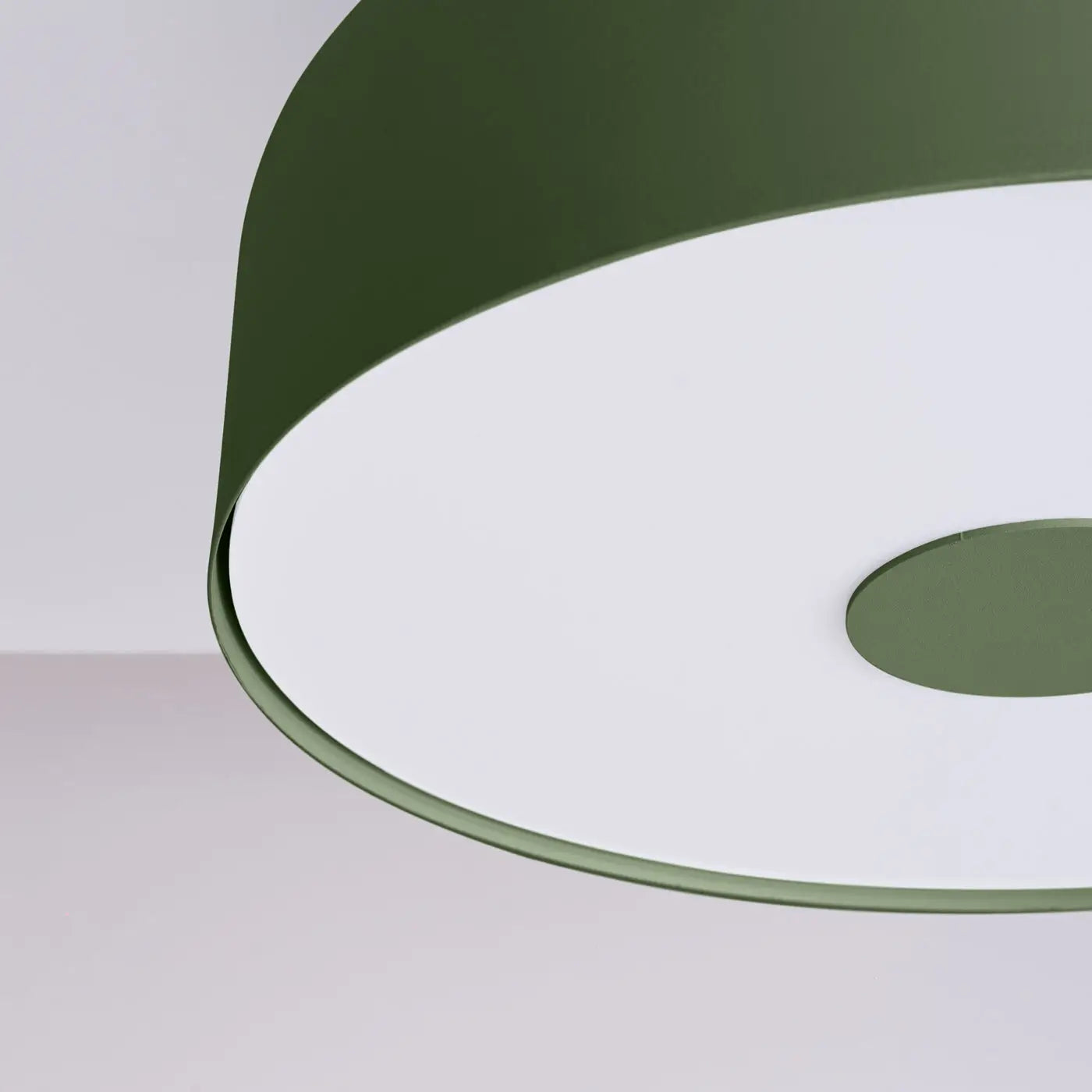 Modern olive green LED ceiling light | VUHAR